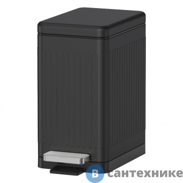 картинка Ведро WELTWASSER WW MAGY BL 15L педальное. черный матовый