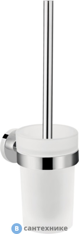 Туалетный ершик Hansgrohe 41722000 Logis настенный, хром