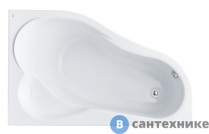 картинка Ванна акриловая Santek Ибица XL 160х100 правосторонняя (1WH112037), без каркаса и сифона