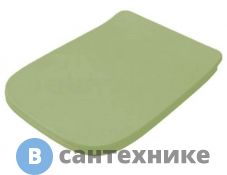 Сиденье с крышкой Artceram A16 для унитаза с микролифтом, Green salvia, петли хром (ASA001 44 71)