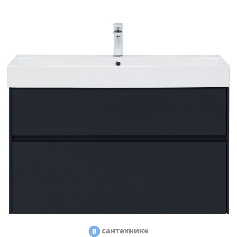 Тумба под раковину Aquanet Бруклин 100 антрацит матовый (310139)