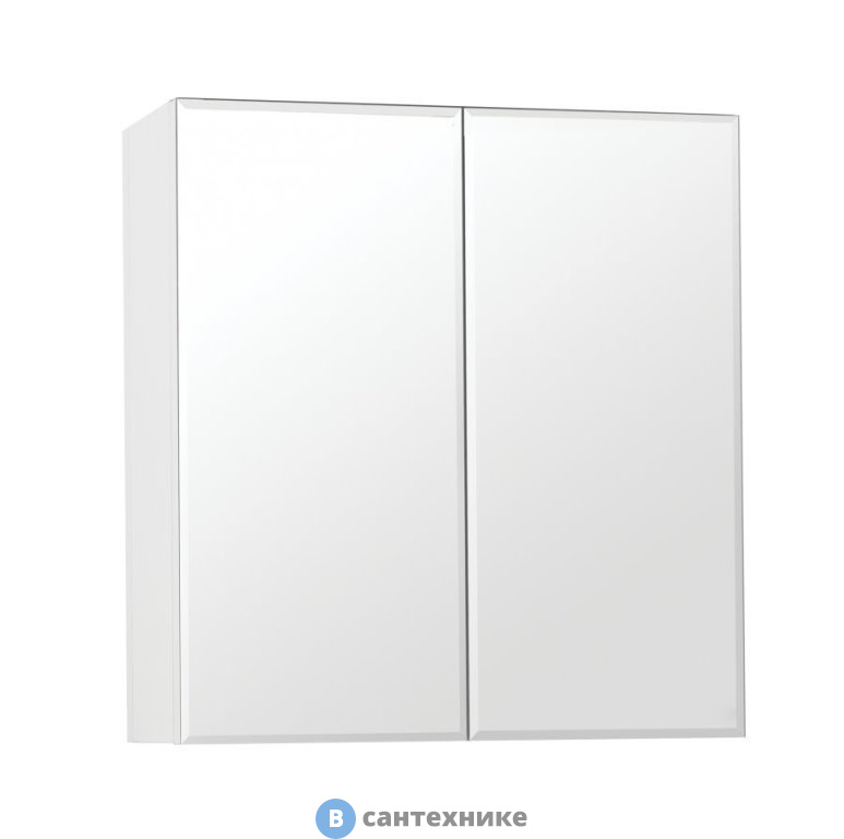 Зеркальный шкаф Style line Амарант 600, белый (4650134470475)