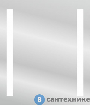 картинка Зеркало Cersanit LED 020 base 60*80, с подсветкой (KN-LU-LED020*60-b-Os)