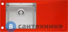Кухонная мойка IMENZA Passion 1B 1D (100x50) красная левая (IV1011550E)