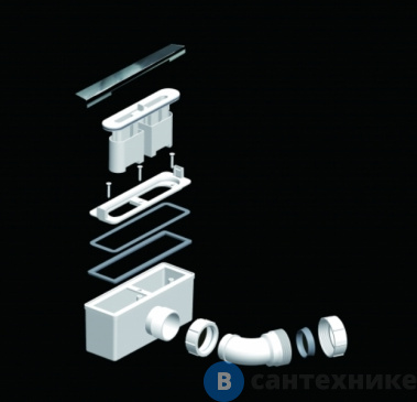 картинка Сифон для поддона WELTWASSER СЕРИЯ WW TR TRАВ 10 CR