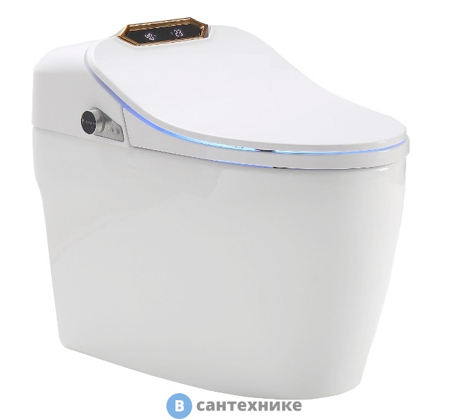 Унитаз-биде Timo ТЕ-731 (580*375*830) с сиденьем, электронный