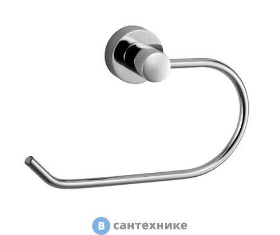 Держатель полотенец WasserKRAFT Donau K-9460 кольцо металл, хромоникелевое покрытие