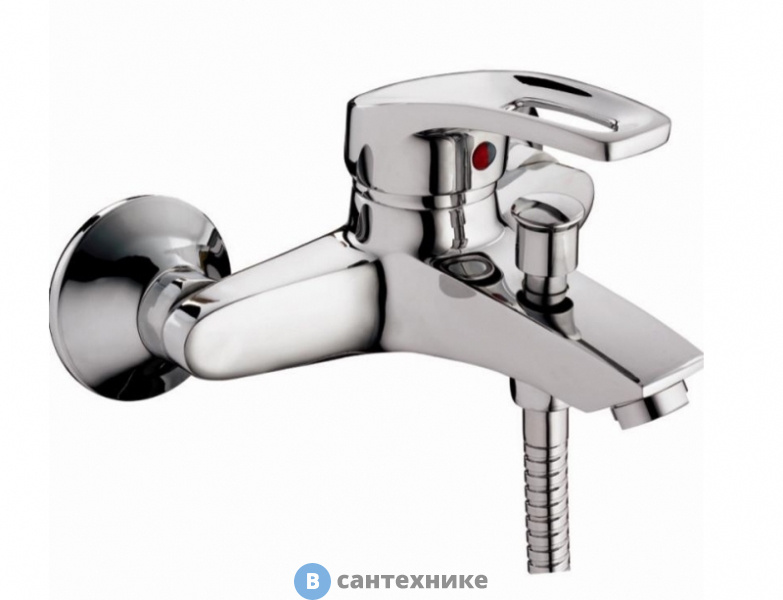 Смеситель WELTWASSER WW MX ISAR 503 Хром. для ванны однорычажный