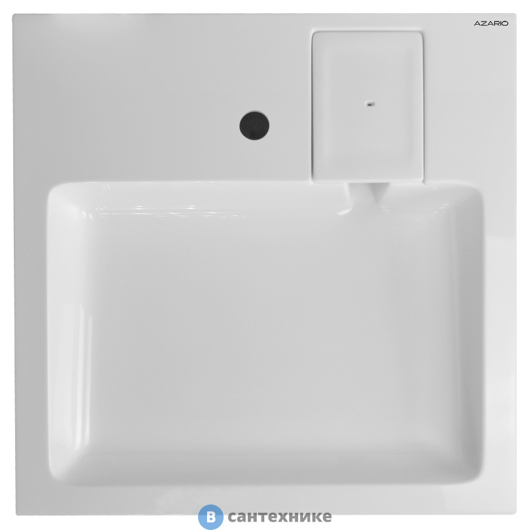 Раковина AZARIO Slim NEW (600*600*100)+ сифон (CS00086608)