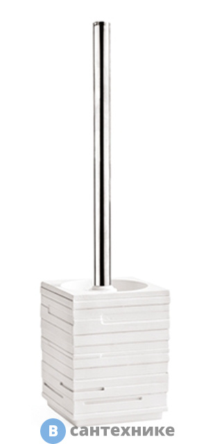 Щетка для унитаза WasserKRAFT Leine K-3827 металл, хромоникелевое покрытие, полирезин