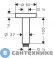 картинка Потолочный кронштейн Hansgrohe 27393000 100 мм