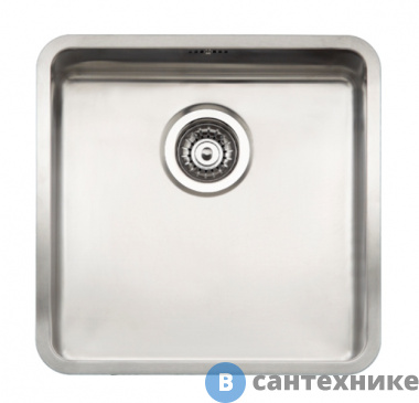 картинка Кухонная мойка Reginox Kansas 40x40 Cuadrat  LUX 3,5" (c/box) L (42417)