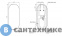 картинка Зеркало Cersanit ECLIPSE smart 50*122 с подсветкой овальное (64150)