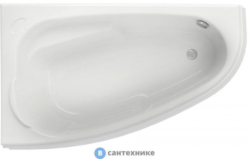 Акриловая ванна Cersanit JOANNA 160x95 левая (WA-JOANNA*160-L-W)