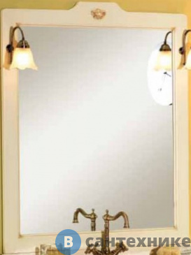 картинка Зеркало Cezares ALICANTE AL.SP.403 Decorato Celeste Crema (80x90)