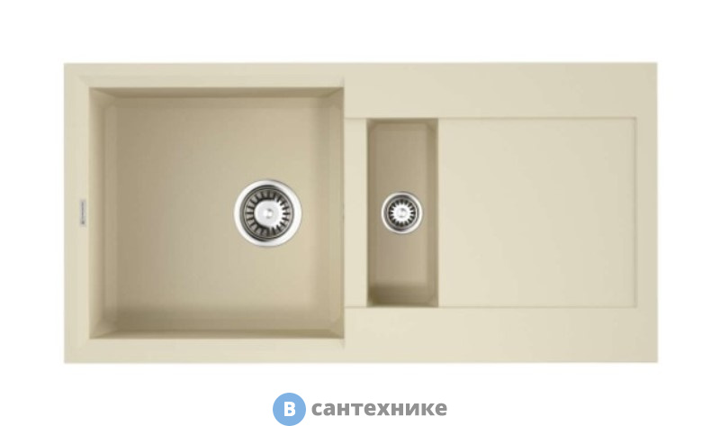 Кухонная мойка OMOIKIRI Sakaime 86-2-BE ваниль (4993118)
