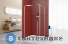 Душевое ограждение ESBANO ESA-90KV-C хром