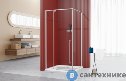 картинка Душевое ограждение ESBANO ESA-90KV-C хром