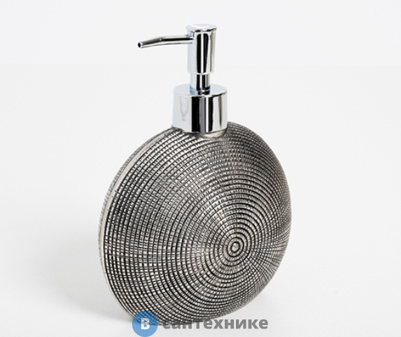 Дозатор для жидкого мыла WasserKRAFT Eider K-33399, 620 ml металл, хромоникелевое покрытие, полирезин