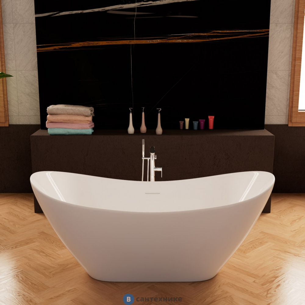 Ванна Frank F6107 White акрил, отдельностоящая