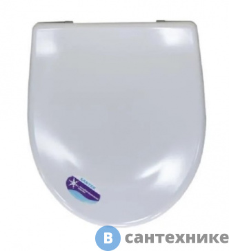 картинка Сиденье Santek АНИМО 1.WH10.6.914 для унитаза дюропласт (белый)