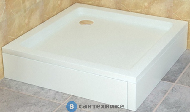 Душевой поддон RGW STYLE 90*90*3.5 h 22 квадрат (FW5-8) (16180199-11), без сифона