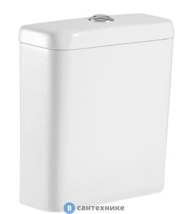 Бачок Aquanet Roll-C-1 для унитаза напольного Слив 4,5/3 лподключение снизу (210765)