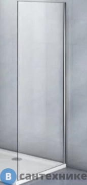 картинка Боковая панель Veconi KP-05 KP05-90-01-C4 стекло прозрачное/6 мм