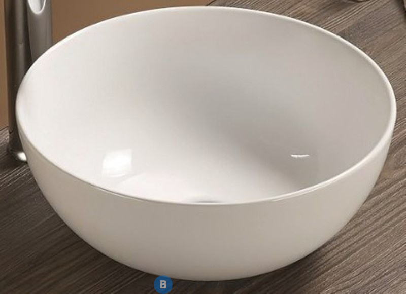 Раковина Art & MAX накладная AM-107, белый, 358х358х155