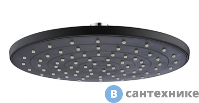 картинка Верхняя душевая насадка WasserKRAFT A077 ABS-пластик, покрытие Soft-touch