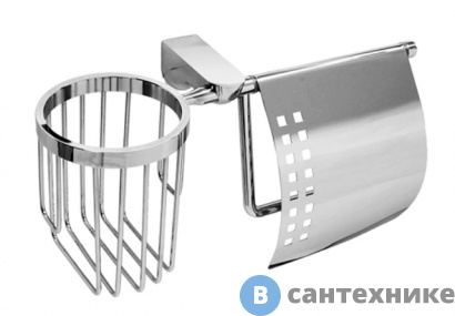 картинка Держатель туалетной бумаги WasserKRAFT Kammel K-8359 и освежителя металл, хромоникелевое покрытие