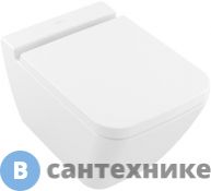 Унитаз подвесной Villeroy & Boch Finion 4664R0R1 безободковый, без сиденья, альпийский белый