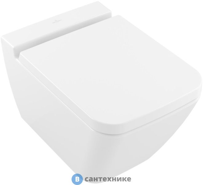 Унитаз подвесной Villeroy & Boch Finion 4664R0R1 безободковый, без сиденья, альпийский белый