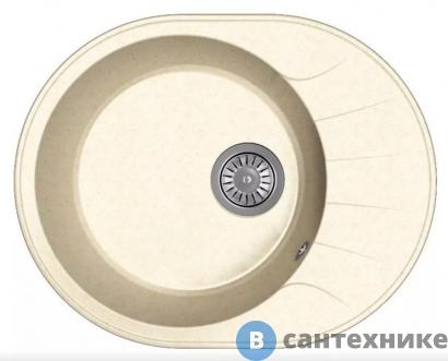 картинка Кухонная мойка Dr. Gans Виола 580, латте СМс (25.140.B0580.403)