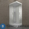 картинка Душевая кабина Тритон Квадро 100*80 А прямоуг. низ. подд., Белый, Полосы, ДН4 (DK263)