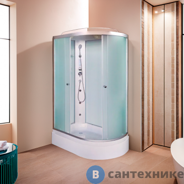 картинка Душевая кабина Deto LM720L с гидромассажем и электрикой