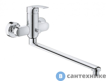 картинка Смеситель Grohe Eurosmart 23992003 многофункциональный для ванны и раковины