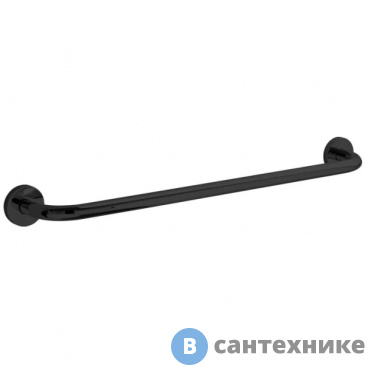 картинка Полотенцедержатель Inda ONE 35 см, черный матовый A2490ANE