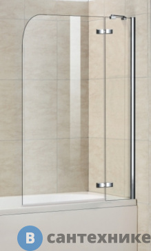 картинка Шторка на ванну WELTWASSER WW100 100D2-100 1000х1400 мм