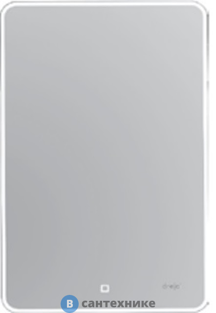 Зеркало Dreja POINT 50x80 см, сенсорный выключатель, LED-подсветка (99.9026)