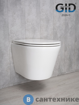 картинка Унитаз подвесной GID-ceramic Tr2130 микролифт дюропласт