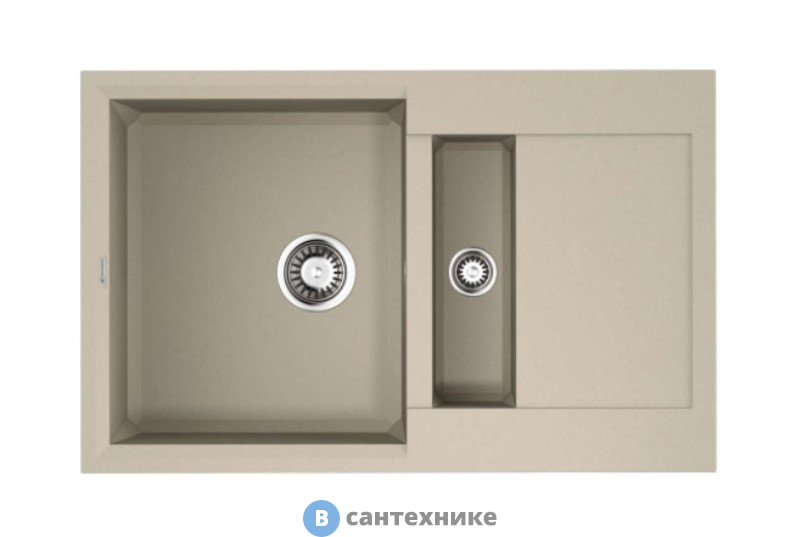 Кухонная мойка OMOIKIRI Sakaime 78-2-SA бежевый (4993116)