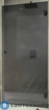 картинка Душевая дверь на петлях MaybahGlass 1950*800 Стекло 8 мм Графит матовый (MGD-524-6)