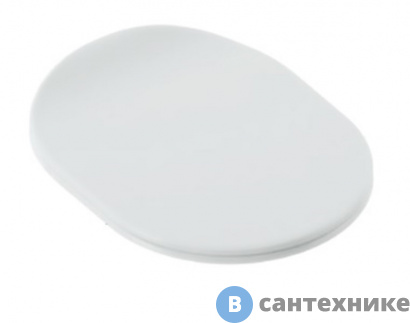 картинка Сиденье Artceram CHIC для унитаза с микролифтом, белый, петли хром (CHA001 01 71)