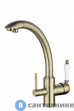 картинка Смеситель Flortek ШАЛЕ FK бронза (CHALET FK Bronze) (334.26H.2113.700)