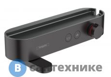 Смеситель Hansgrohe ShowerTablet Select 24340670 термостат для ванны, матовый чёрный