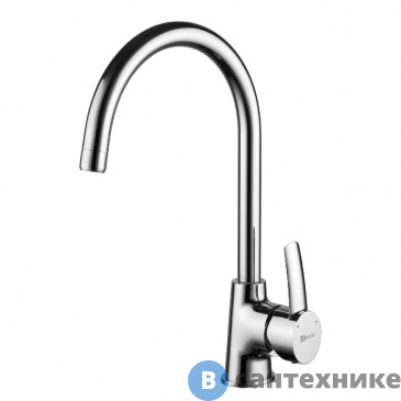 картинка Смеситель Lemark ATLANTISS LM3255C для кухни с высоким поворотным изливом, хром