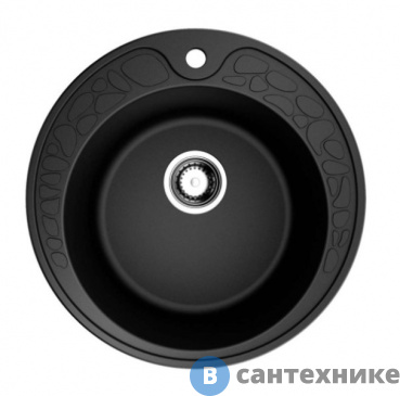 картинка Кухонная мойка OMOIKIRI Tovada 51-BL черный (4993369)