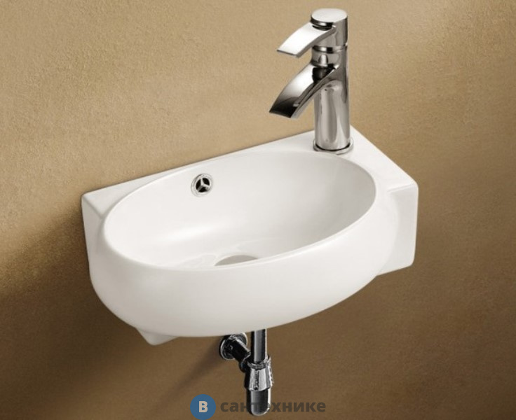 Раковина WELTWASSER AISBACH 5011R подвесная (430х290х140)