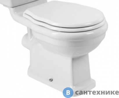 картинка Унитаз BelBagno BOHEME BB115CPR/BB115SC безободковый с сиденьем хром, без бачка